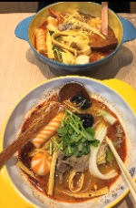 Địa điểm: Quán (호랑마라), gần cổng Đại học Myongji (명지대).  