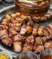 Quán thịt gần ga 을지로3가.