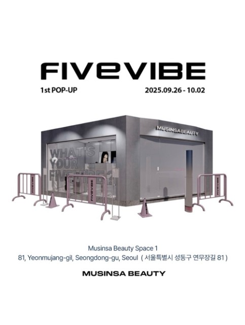 Pop-up solo đầu tiên của FIVEVIBE! Thông tin Pop-up 'FIVEVIBE' tại Seongsu