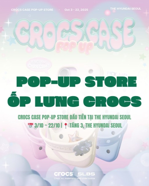 Crocs ra mắt Pop-up Store đầu tiên cho dòng Crocs Case tại The Hyundai Seoul