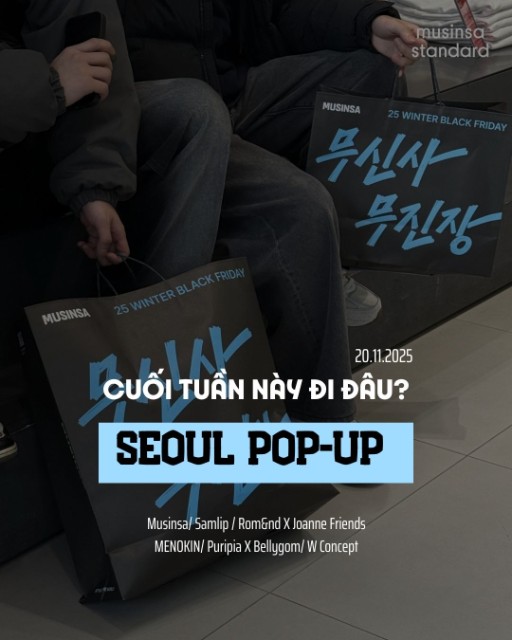 Tổng hợp 6 POP-UP HOT tại Seongsu tháng 11