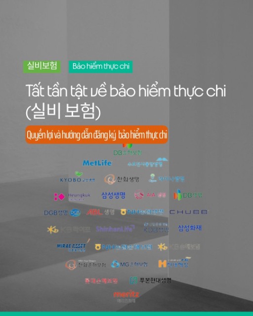 Bảo hiểm thực chi (실비): Quyền lợi và hướng dẫn đăng ký 