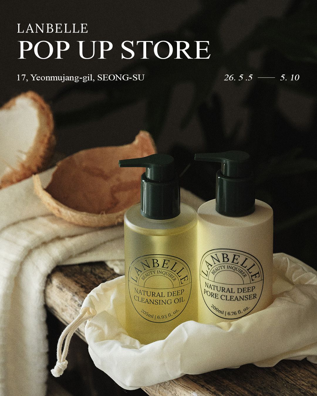 Cửa hàng pop-up Lanbelle tại Seongsu