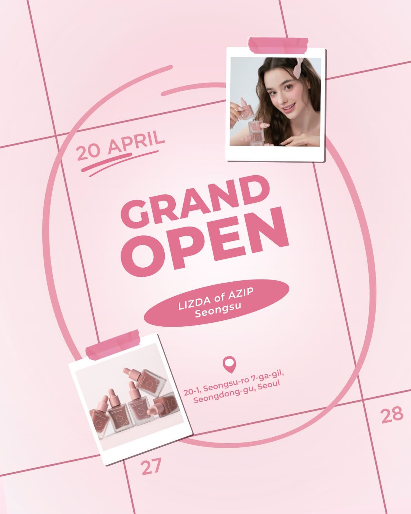 Su kien Pop-up LIZDA cua AZIP tai Seongsu