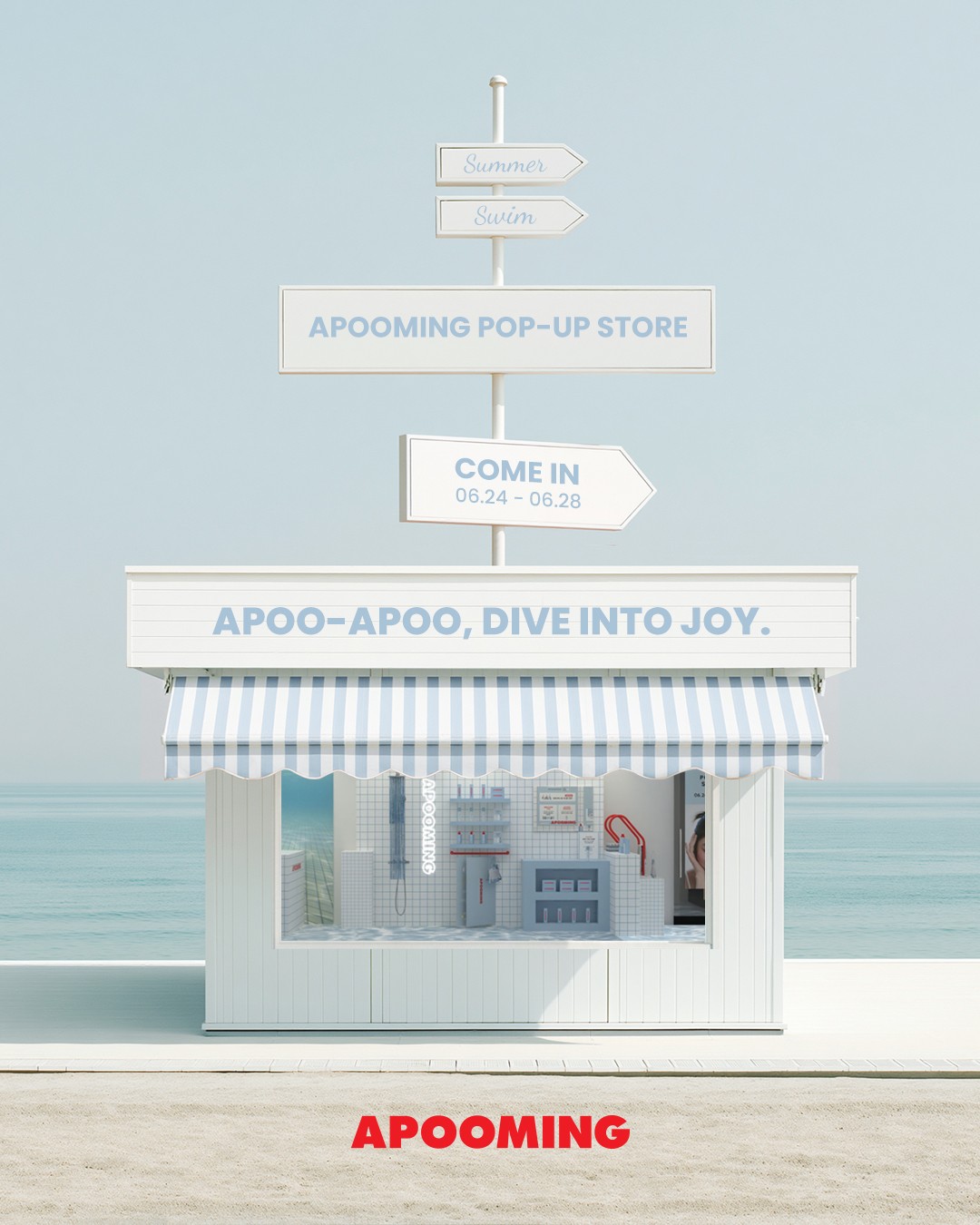 Pop-up Apooming: Đắm Mình Trong Niềm Vui Bơi Lội