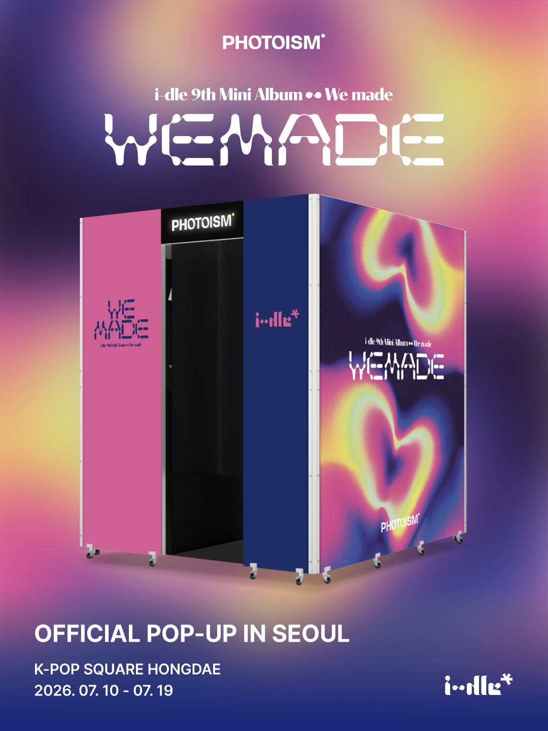Cửa hàng pop-up (G)I-DLE X Photoism