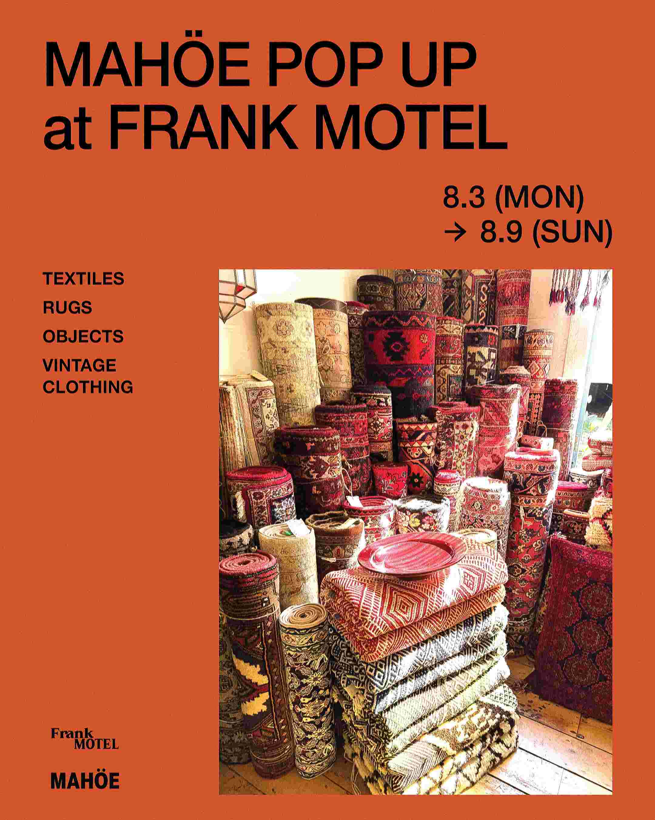Pop up MAHÖE không gian vải vóc Indonesia và đồ thủ công độc đáo tại Frank Motel