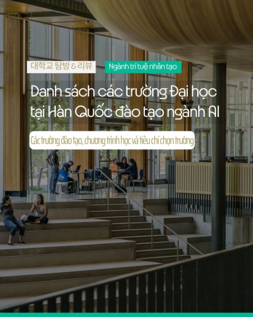 Danh sách các trường Đại học tại Hàn Quốc đào tạo ngành AI (Trí tuệ nhân tạo) 
