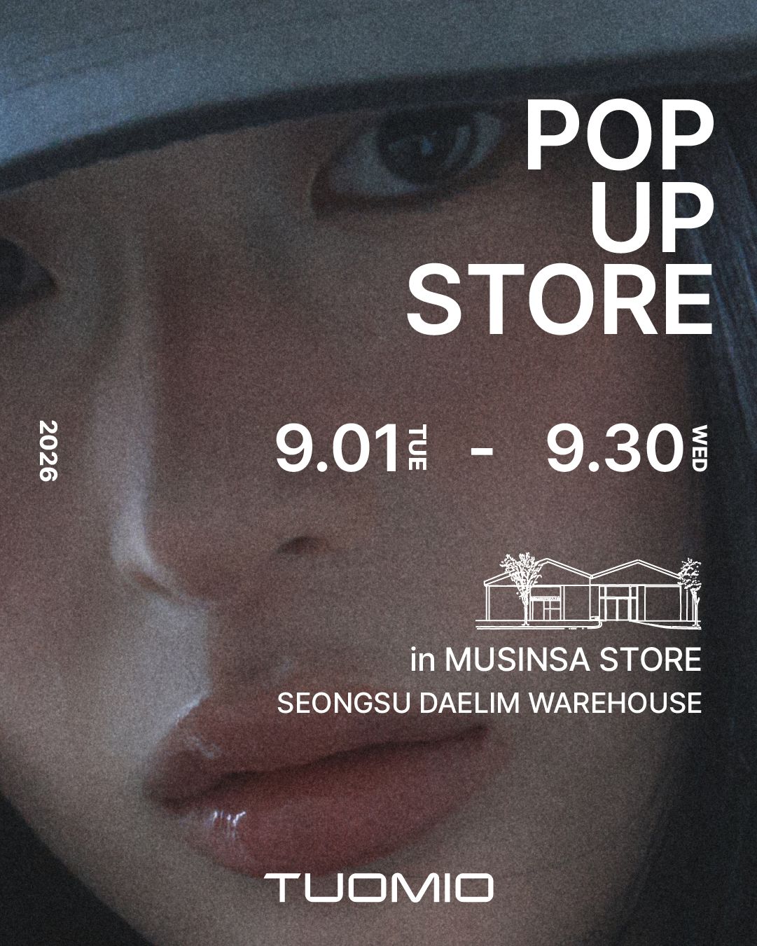 Pop up thơi trang TUOMIO FW26 tai Musinsa Seongsu Daelim Changgo