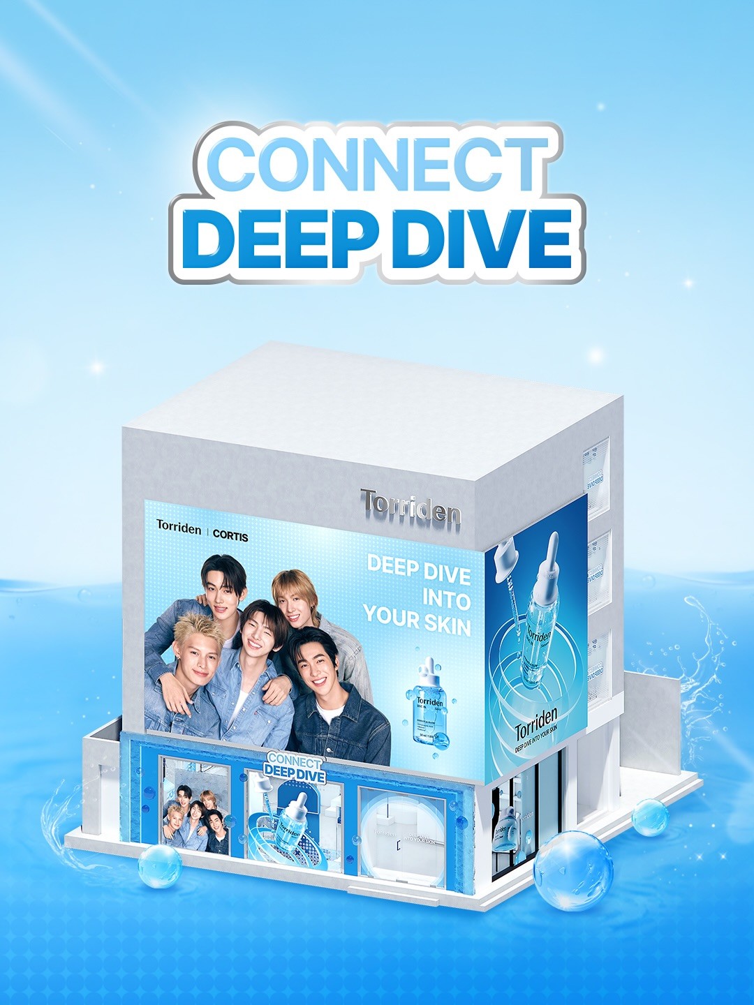 Kham pha khong gian cham soc da chuyen sau Torriden Connect Deep Dive tai Seongsu