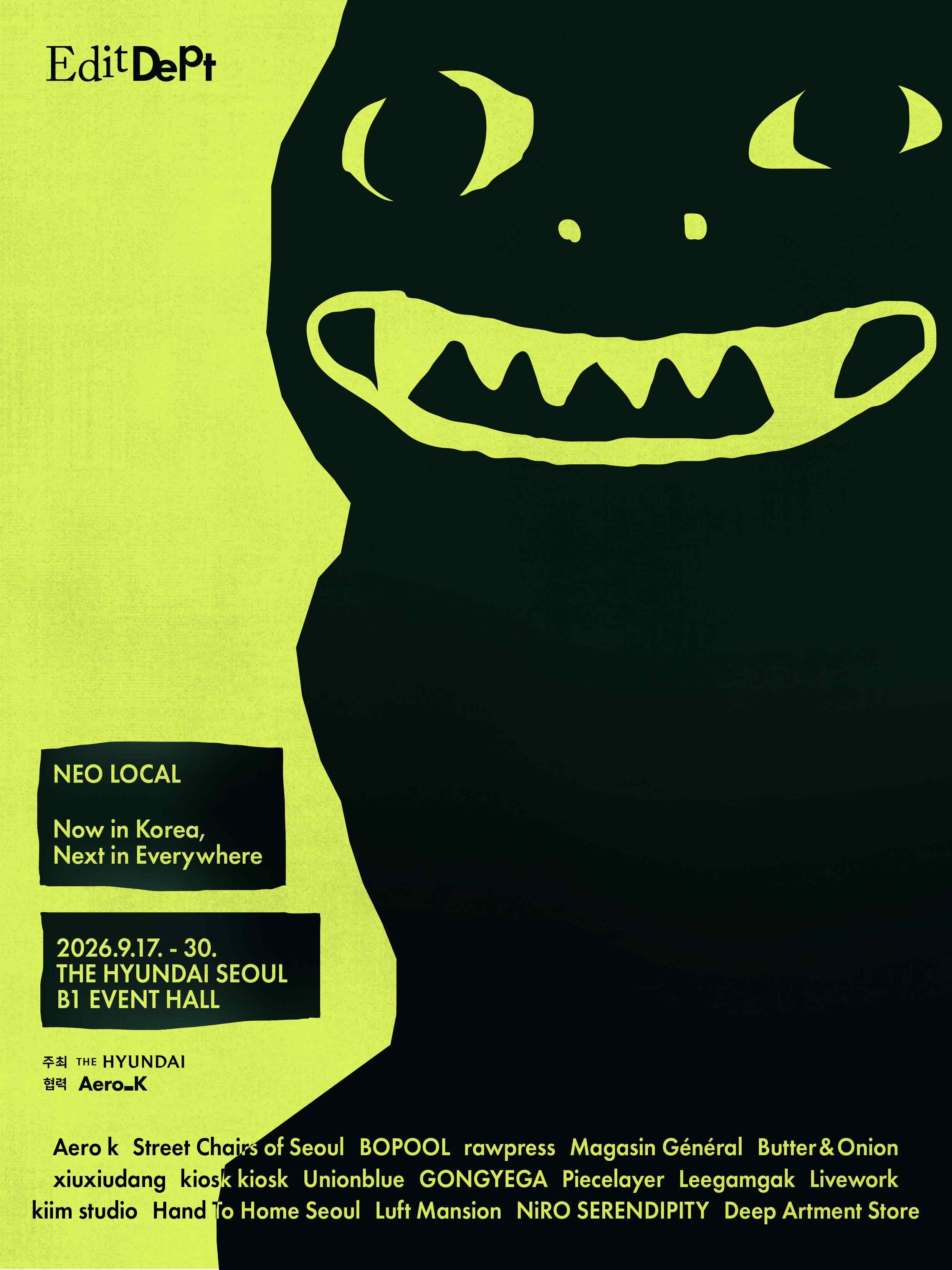 Pop up Edit Dept NEO LOCAL khong gian song doc dao tai The Hyundai Seoul