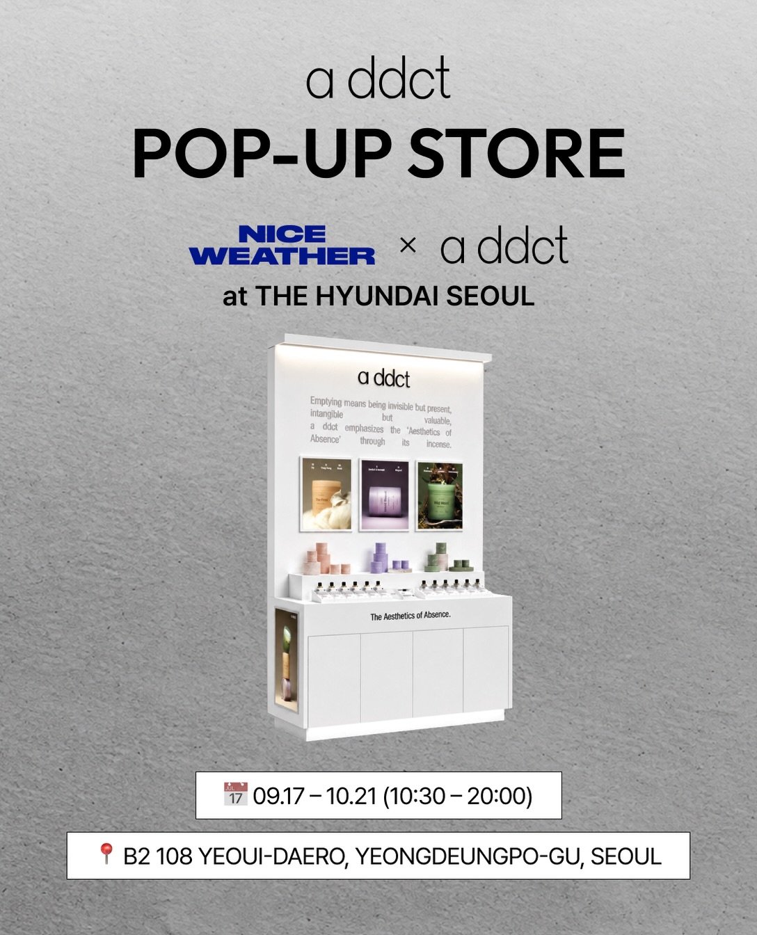 Trải nghiệm không gian hương thơm tinh tế tại Pop up A ddict