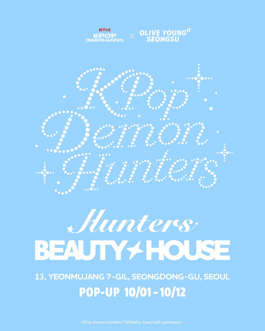 Khám phá phòng trang điểm Hunters BEAUTY HOUSE tại Pop Up Anua x K Pop Demon Hunters