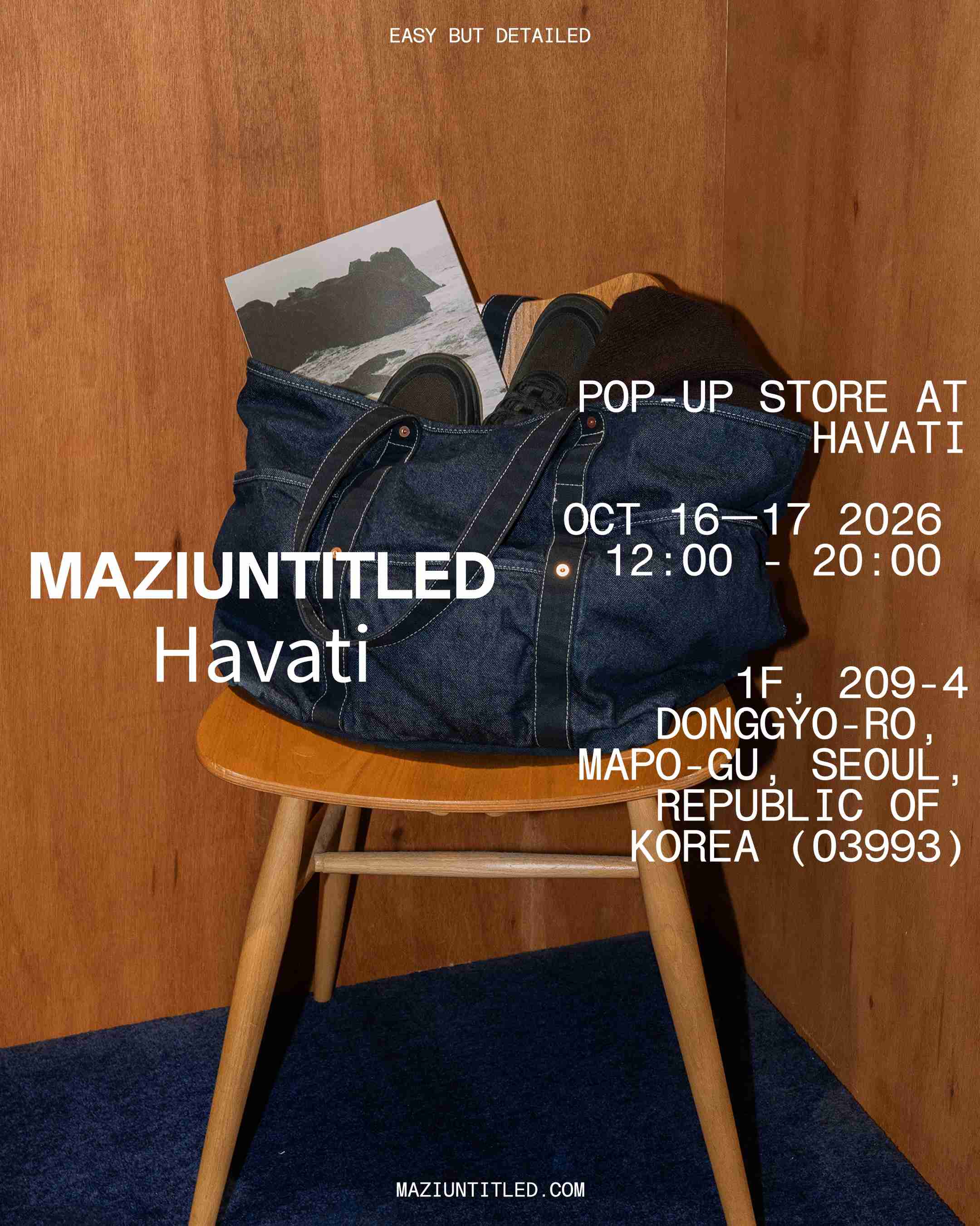 Sự kiện Pop up MAZIUNTITLED hợp tác cùng Havati Seoul